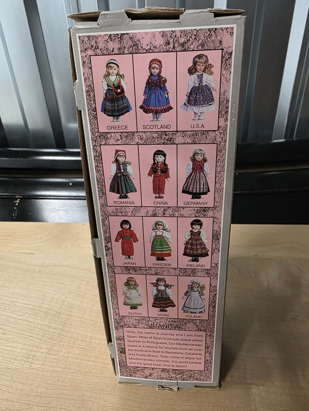 Vintage Set Of "Dolls Of All Nations" In Original Packaging- 6 Doll Set